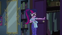 Twilight Sparkle takes out her summer shirt EG4