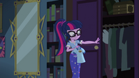 Twilight Sparkle takes out her summer shirt EG4