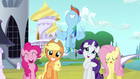 Other main ponies happy over Twilight S3E2