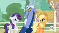 Rarity, Discord y Applejack