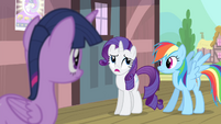 Rarity 'during most of your visits with her' S4E11