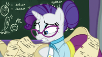 Rarity overwhelmed with lists S8E1