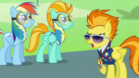 Spitfire doing what she does best in this episode: Yell