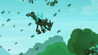 The changelings flying S5E26