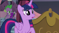 Twilight surprised by Luna's words S9E17