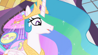 Celestia 'Good luck, my little ponies' S2E01