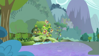 ... and Fluttershy's cottage happens to be nearby.