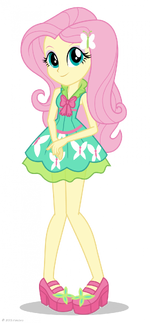 Friendship Games Fluttershy School Spirit artwork