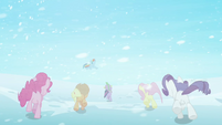 Main Six run to the safety of the Crystal Empire.