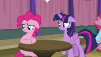 Pinkie looking away with uncertainty S9E16