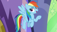 Rainbow Dash "not being able to do anything" S7E14