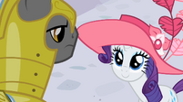 Rarity charming Unicorn Royal guard S2E9