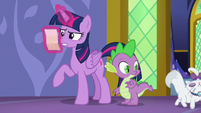 Spike watches Opalescence walk away S6E22