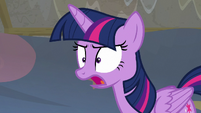 Twilight panting as curtain falls behind her S8E7