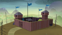 Wide view of McColts' fortress S5E23