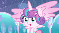 Flurry Heart flying blissfully S6E1