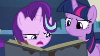 Starlight continues to read Star Swirl's writings S7E25