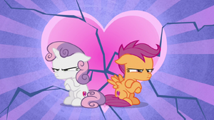 Sweetie Belle and Scootaloo break up S8E6