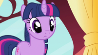 Well, at least Twilight knows the power of her cute wide eyes.