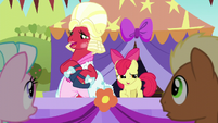 Apple Bloom and Orchard Blossom embarrassed S5E17