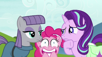 Pinkie Pie about to explode with excitement S7E4
