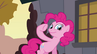 Pinkie Pie giddy and waving S02E18