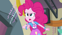 Pinkie Pie talking about Fluttershy's "whole shy thing" EG