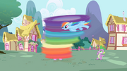 Rainbow Dash cleaning Twilight S1E01