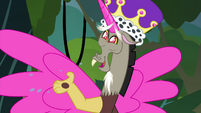 Alicorn Discord blowing kisses S4E25