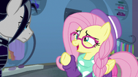 Hipster Fluttershy "chill for one sec" S8E4