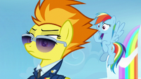 Rainbow surprised by Spitfire's outburst S8E20