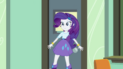 Rarity blocks the door EG