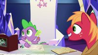 Spike asks for Discord's character's name S6E17