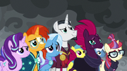 Unicorns listening to Twilight Sparkle S9E25