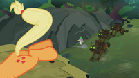 Applejack kicking a rock S3E9