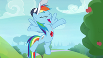 Rainbow Dash "is so pumped up" S9E15