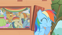 Rainbow Dash giggling S2E8