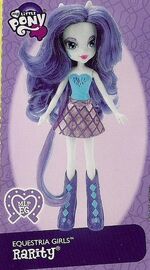 Rarity Equestria Girls doll pamphlet