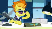 Spitfire putting shades back on S3E7