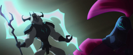 Storm King laughing at Tempest Shadow MLPTM