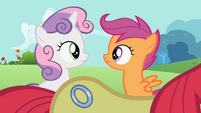 Scootaloo doesn't care much.