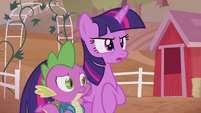 Twilight asking about the "cause" S5E25