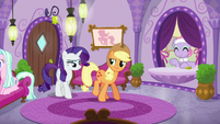 Applejack and Rarity return to the spa S6E10