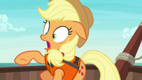 Applejack losing her balance S6E22