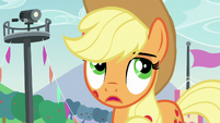 Applejack rolls her eyes S5E24