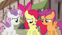 Cutie Mark Crusaders feeling terrible S7E8