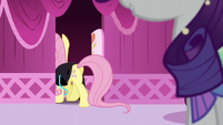 Fluttershy going into changing room S5E21