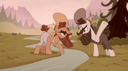 Grub Hooffield and Piles McColt arguing S5E23