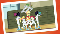 Photo of Applejack and the fencing club EGDS4