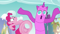 Pinkie about to run away fast S5E19